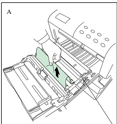 SAGEM MF 3760 - Paper jam inside the printer - 3