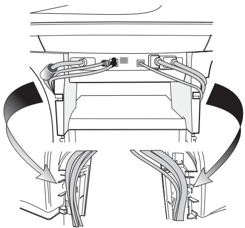 SAGEM MF 3760 - Connecting up the scanner/printer/front/back module - 1
