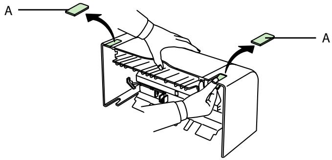 SAGEM MF 3760 - Fitting the front/back module cover - 1