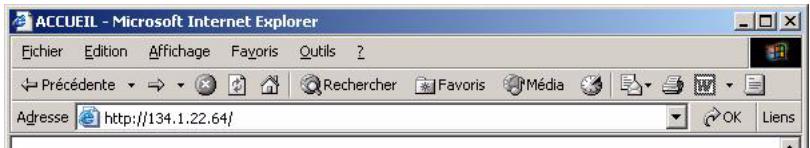 SAGEM MF 3760 - Accessing the Web Server - 1