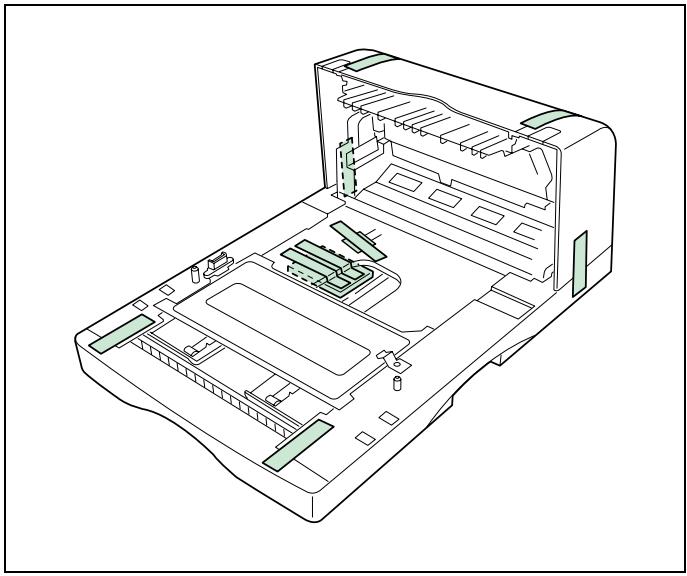 SAGEM MF 3760 - UNPACKING THE FRONT/BACK MODULE (DEPENDING ON MODEL OR OPTION) - 1