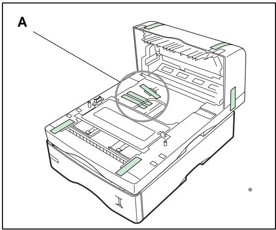 SAGEM MF 3760 - Installing the front/back module on top of the additional trays (depending on model or option) - 2