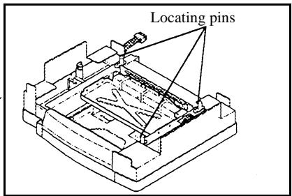 SAGEM MF 3850 MF 3830 - Installing the additional paper tray (depending on model) - 2