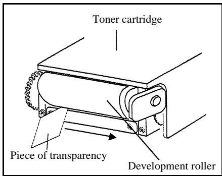 SAGEM MF 3850 MF 3830 - Cleaning the development roller - 3