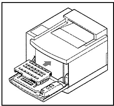 SAGEM MF 3850 MF 3830 - Setting the four colour toner cartridges - 3
