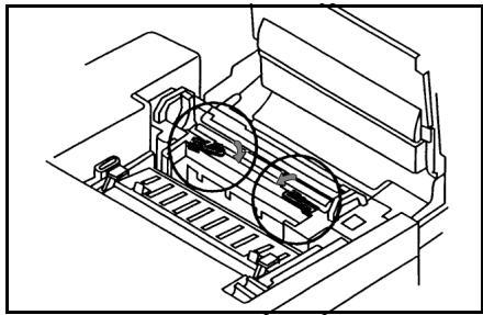 SAGEM MF 3850 MF 3830 - Replacing the oil cartridge and the cleaning roller - 1