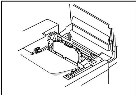 SAGEM MF 3850 MF 3830 - Replacing the oil cartridge and the cleaning roller - 2