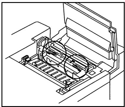 SAGEM MF 3850 MF 3830 - Setting the oil bottle and the cleaning roll - 4