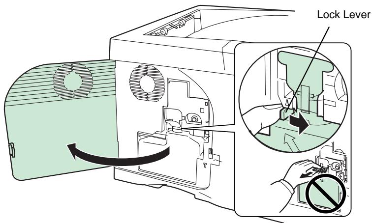 SAGEM MF 5890DN/BDN - Replacing the Waste Toner Box - 1