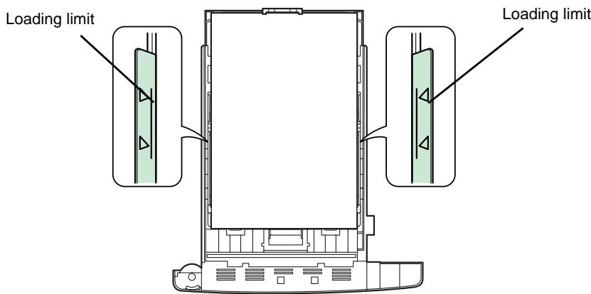 SAGEM MF 5890DN/BDN - LOADING PAPER INTO THE CASSETTE - 10
