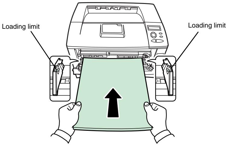 SAGEM MF 5890DN/BDN - LOADING PAPER INTO THE MULTIFUNCTION TRAY - 6