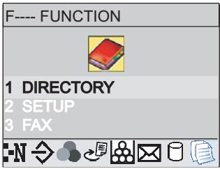 SAGEM MF 5890DN/BDN - Menu-driven access - 1