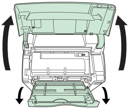 SAGEM MF 5890DN/BDN - Cleaning the transfer unit - 1