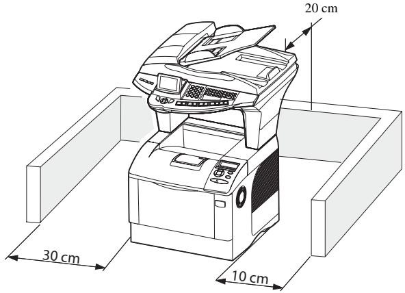 SAGEM MF 5890DN/BDN - INSTALLATION REQUIREMENTS - 1
