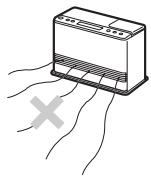 SAGEM MF 9323/ MF 9327 - Do not install your machine in areas that are: - 7