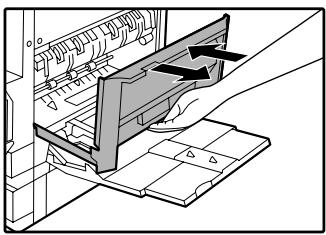 SAGEM MF 9323/ MF 9327 - Open and close the side cover. - 1