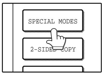 SAGEM MF 9323/ MF 9327 - Touch the [SPECIAL MODES] key. - 1