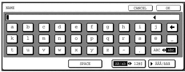 SAGEM MF 9323/ MF 9327 - Keyboard select - 1