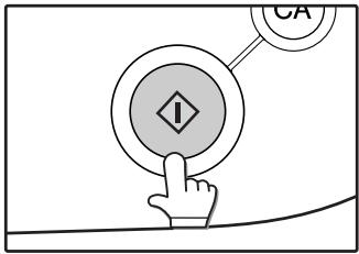 SAGEM MF 9323/ MF 9327 - Select the number of copies and other copy settings, and then press the [START] key ( ^① ). - 1
