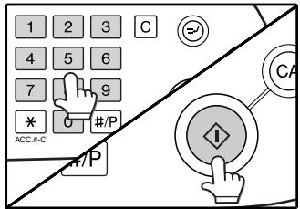 SAGEM MF 9323/ MF 9327 - Select the number of copies and any other desired settings, and then press the [START] key (💡). - 1