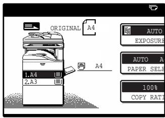 SAGEM MF 9323/ MF 9327 - Make sure that the same size of paper as the original is selected. - 1