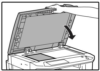 SAGEM MF 9323/ MF 9327 - Close the document cover/RSPF. - 1