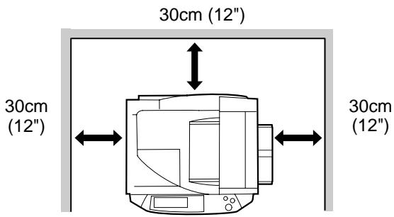 SAGEM MF 9323/ MF 9327 - Do not install your machine in areas that are: - 9