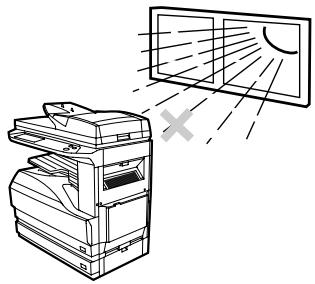 SAGEM MF 9323/ MF 9327 - Do not install your machine in areas that are: - 2
