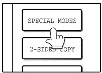 SAGEM MF 9323/ MF 9327 - Touch the [SPECIAL MODES] key. - 1