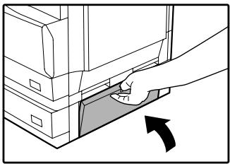 SAGEM MF 9323/ MF 9327 - Close the lower side cover. - 1