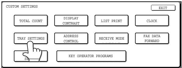 SAGEM MF 9323/ MF 9327 - Touch the key of the desired setting. The setting screen will appear. - 1