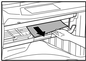 SAGEM MF 9323/ MF 9327 - Remove any misfed paper from the transport area. - 1