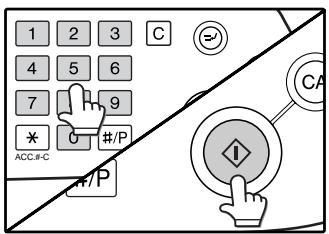 SAGEM MF 9323/ MF 9327 - Select the number of copies and any other desired copy settings, and then press the [START] key (💡). - 1