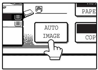 SAGEM MF 9323/ MF 9327 - Touch the [AUTO IMAGE] key. - 1