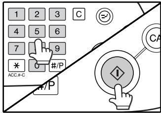 SAGEM MF 9323/ MF 9327 - Select the number of copies and any other desired copy settings, and then press the [START] key (💡). - 1