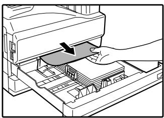 SAGEM MF 9323/ MF 9327 - Lift and pull out the upper paper tray and then remove the misfed paper. - 1