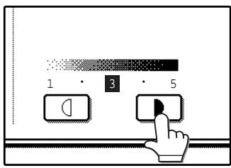 SAGEM MF 9323/ MF 9327 - Manually adjust the copy exposure. - 1