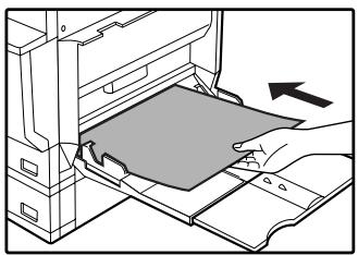SAGEM MF 9323/ MF 9327 - Load the cover paper to be used into the bypass tray. - 1