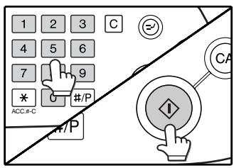 SAGEM MF 9323/ MF 9327 - Check the paper size, select the number of copies and any other desired copy settings, and then press the [START] key (♦). - 1