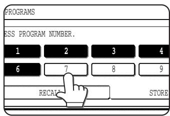 SAGEM MF 9535/ MF 9545 - Storing a job program - 3