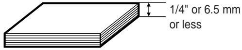 SAGEM MF 9535/ MF 9545 - ■ Total amount of originals that can be set in the document feeder tray - 1