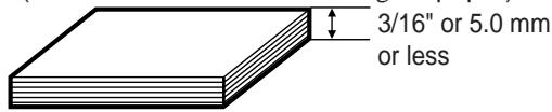 SAGEM MF 9535/MF 9545 - ■ Total amount of originals that can be set in the document feeder tray - 2