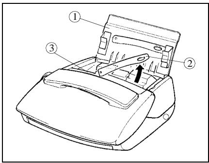 SAGEM PHONEFAX 2390 - MODELS WITH A REMOVE PAPER TRAY - 1