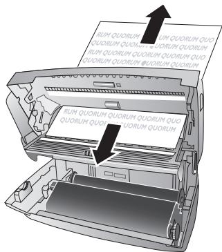 SAGEM PHONEFAX 45DS - Fixing a document jam - 3