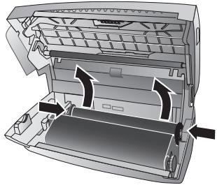 SAGEM PHONEFAX 45DS - Changing the ink film - 5