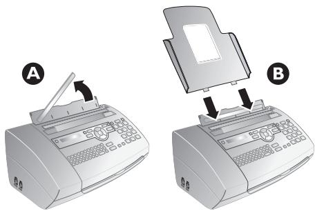 SAGEM PHONEFAX 45DS - Attaching paper tray - 1