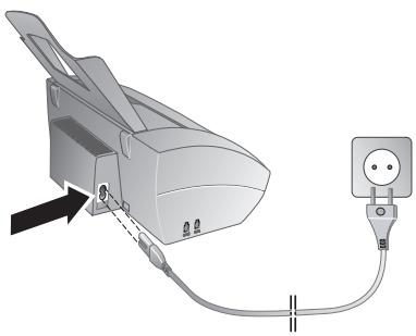 SAGEM PHONEFAX 45DS - Connecting power cord of the device - 1
