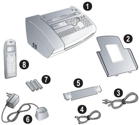 SAGEM PHONEFAX 45DS - Contained in the packing - 1