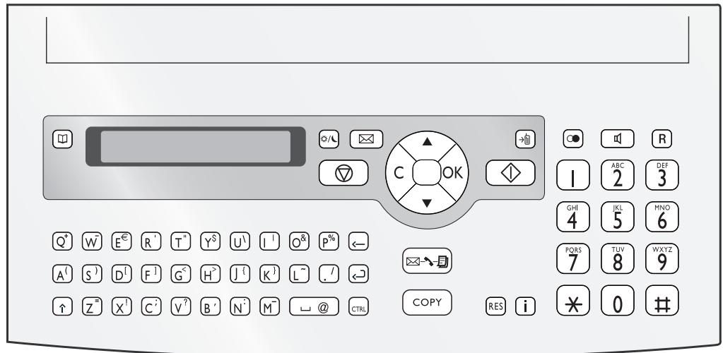 SAGEM PHONEFAX 45DS - Panel - 1