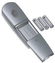 SAGEM PHONEFAX 45DS - Changing the batteries in the cordless telephone - 4